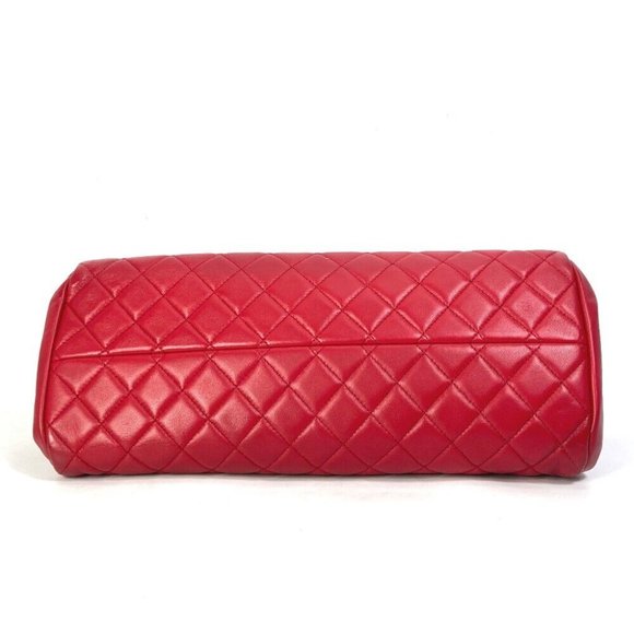 CHANEL CC CC Mark Matelasse Quilted Mini Boston Bag Double Chain Shoulder Bag - Picture 12 of 16